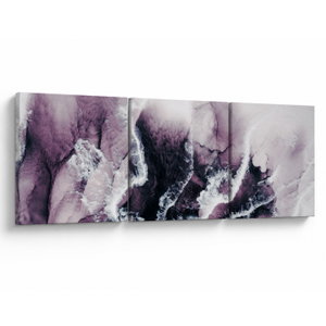 Bild auf Leinwand - Lila Marmor N⁰2