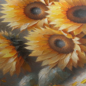 Schilderij - Zonnebloemen schilderij (5)