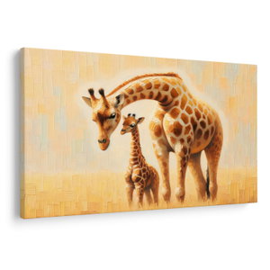 Schilderij - Giraffen (V025843V12080)