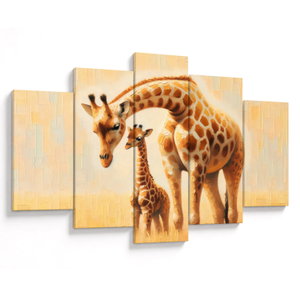 Schilderij - Giraffen (V025843V150105)