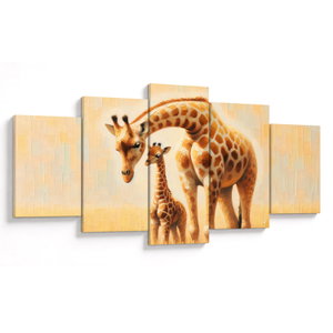 Schilderij - Giraffen (V025843V150805PCS)