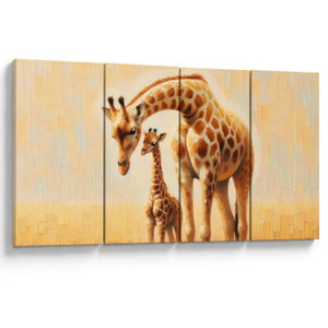 Schilderij - Giraffen (V025843V16080)