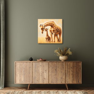 Schilderij - Giraffen (2)