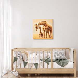 Schilderij - Giraffen (3)