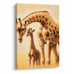 Schilderij - Giraffen (V025843V5070)