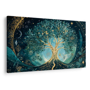 Schilderij – Levensboom in het universum