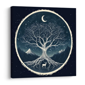Obraz - Magický strom s jelenem II.