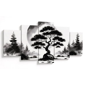 Obraz - Černobílá bonasi (V025879V150805PCS)