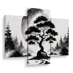 Obraz - Černobílá bonasi (V025879V90603PCS)