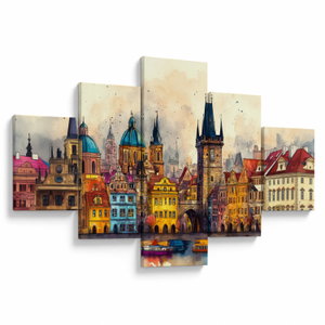Obraz - Podzim v malovaném městě (V025917V12570)