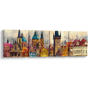 Obraz - Podzim v malovaném městě (V025917V16040)