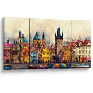 Obraz - Podzim v malovaném městě (V025917V16080)