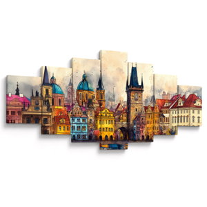 Obraz - Podzim v malovaném městě (V025917V210100)