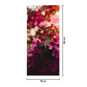 Fototapeta na dveře - Květy rozvinutého keře (4)
