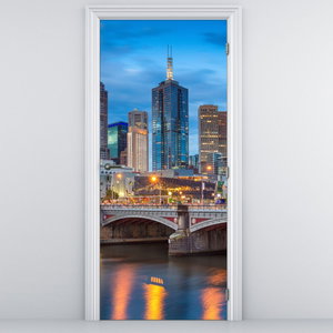 Fototapet pentru ușă - Orașul Melbourne