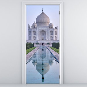 Fotótapéta ajtóra - Taj Mahal napkeltekor