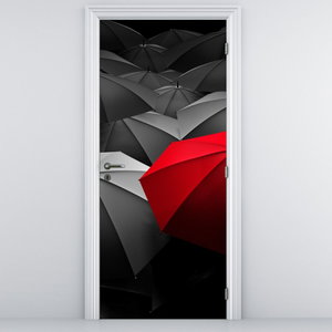 Fototapet pentru ușă - Umbrelă deschisă