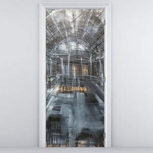 Türtapete - Interieur eines alten Gebäude