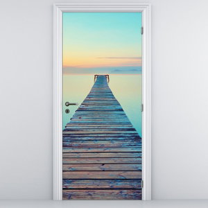 Fototapet pentru ușă - Ponton la infinit