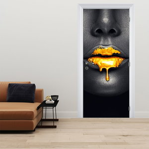 Deursticker - Vrouwelijke lippen (2)