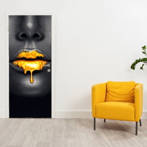 Deursticker - Vrouwelijke lippen (3)