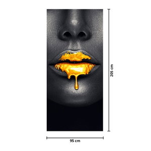 Deursticker - Vrouwelijke lippen (4)