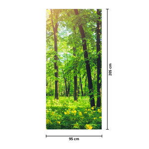 Deursticker - Bladerbos in de lente (4)