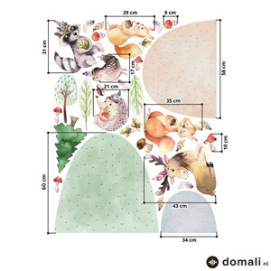 Muurstickers - Herfst in het bos (2)