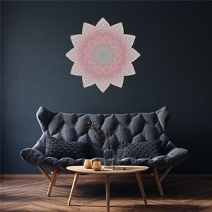 Samolepky na zeď – Mandala růžová
