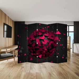 Paraván - 3D abstrakce (3)