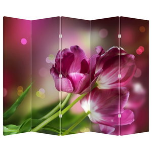 Paraván - Rózsaszín tulipánok