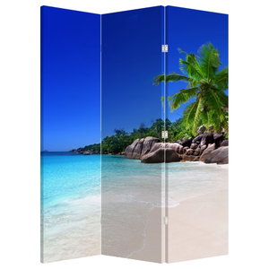 Paravan - Plaja pe insula Praslin