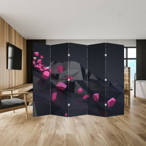 Paraván - 3D abstrakce (3)