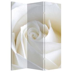 Kamerscherm - Witte roos (4)