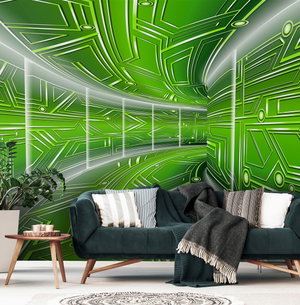Fototapet - Coridor verde