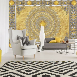 Fototapeta - Zlatá Mandala