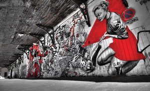 Fototapeta - Expresívne graffiti
