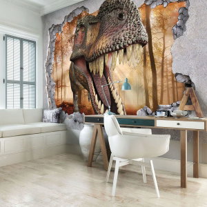 Foto tapeta - Luknja - dinozaver