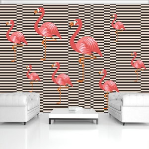 Foto tapeta - Flamingo