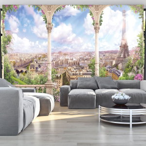 Fototapet - Privire spre Turnul Eiffel