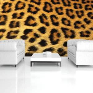 Foto tapeta - Leopard krzno