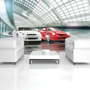 Fototapeta - Luxusní autosalon