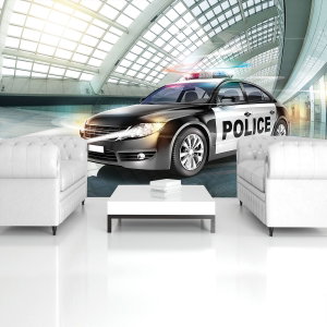 Fototapeta - Policejní auto