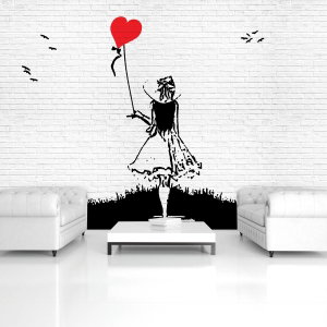 Fototapeta - Dívka s balónem (7)
