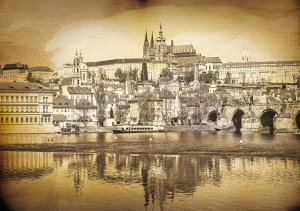 Fototapeta - Praha - Vintage