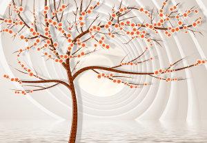 Samolepicí tapeta – Strom ve 3D (2)