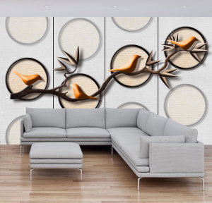 Fotobehang - Vogeltjes