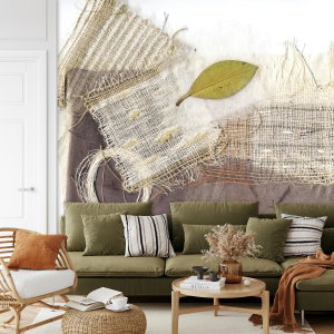Fotobehang - Jute