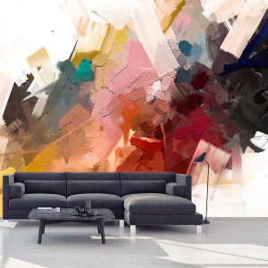 Fotobehang - Abstracte schildering