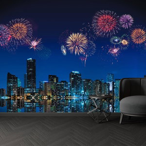 Fototapet - Focuri de artificii în Miami